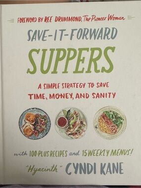 Save-It-Forward Suppers Cookbook by - Green Cover